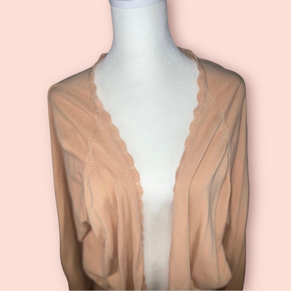 Lane Bryant 🥳 2/$15 OR 3/$20 🥳 Light Orange Cardigan - Picture 4 of 9